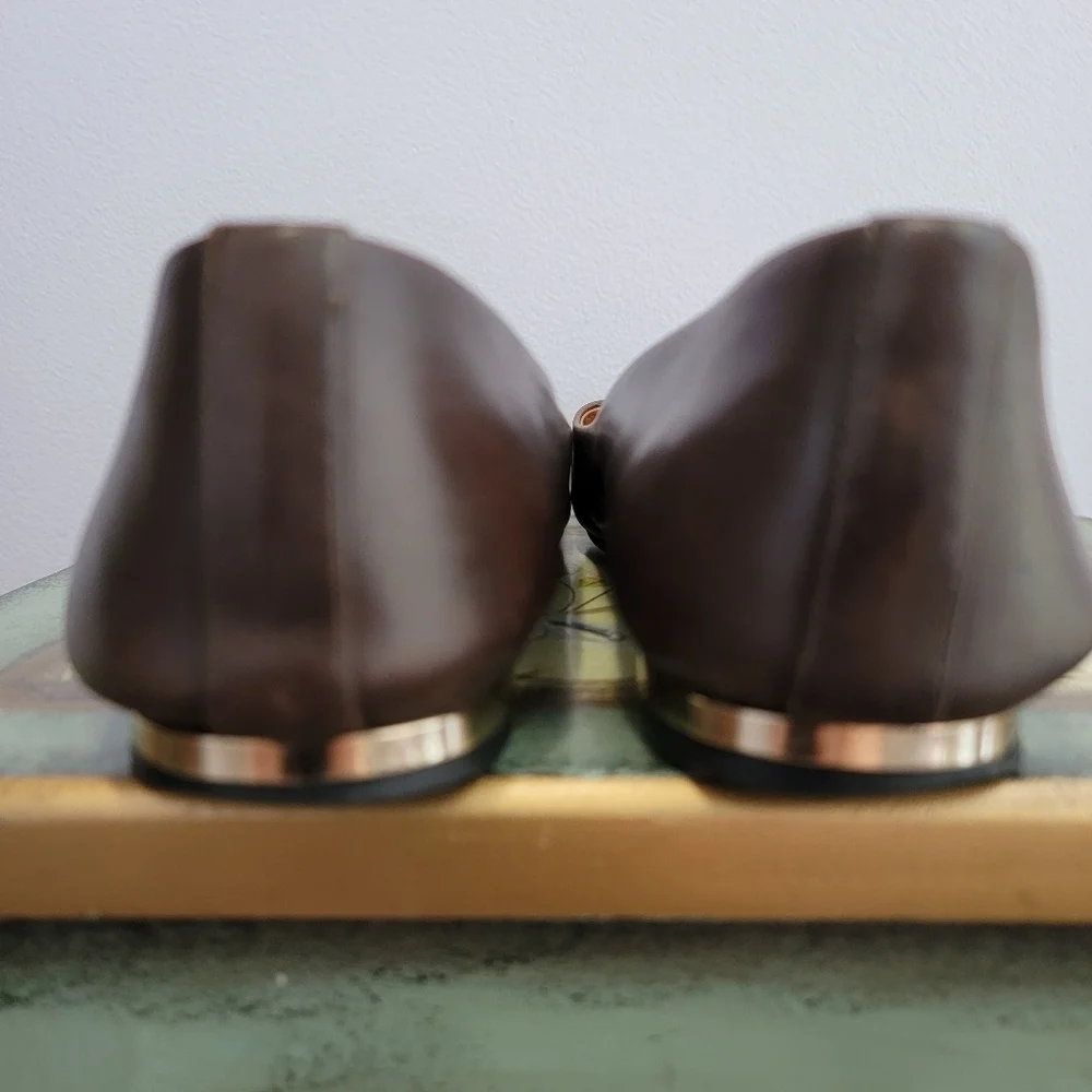 Givenchy Dark Brown Leather Loafers - Picture 2 of 10